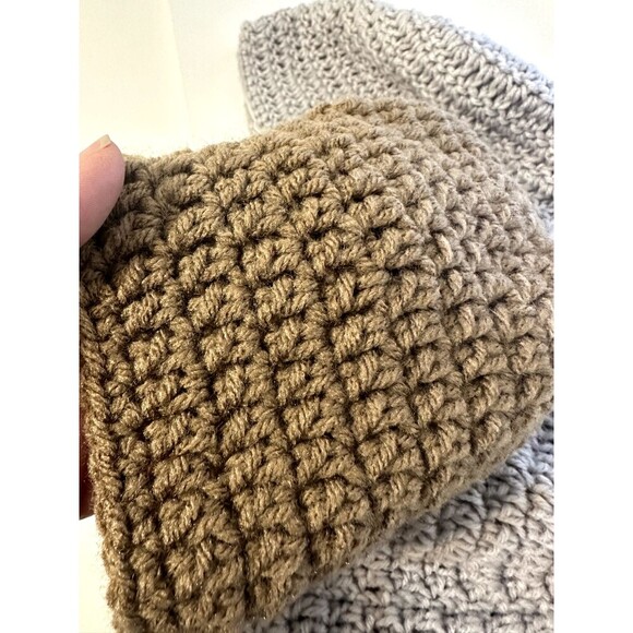 Crochet Beanie One Size Boho Grandmacore Grandpa Classic Beachy Boho Heritage - Picture 7 of 9
